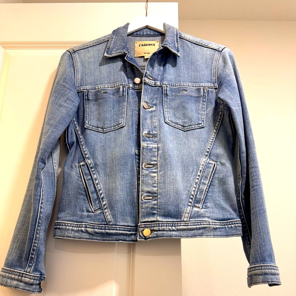 L’agence jeans jacket size S/P